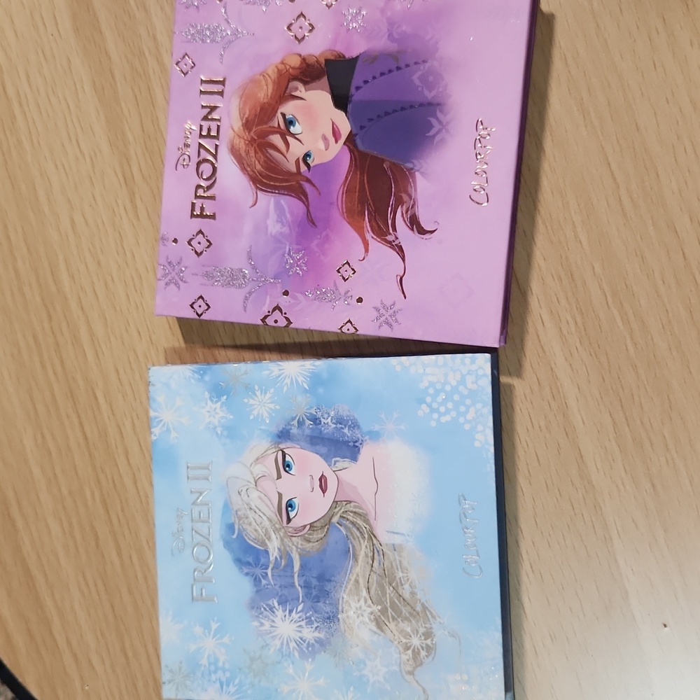 Colourpop Frozen II Anna and Elsa palettes